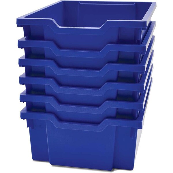 Toizu Fun Deep F2 Tray, Royal Blue, 6PK - TO3484320