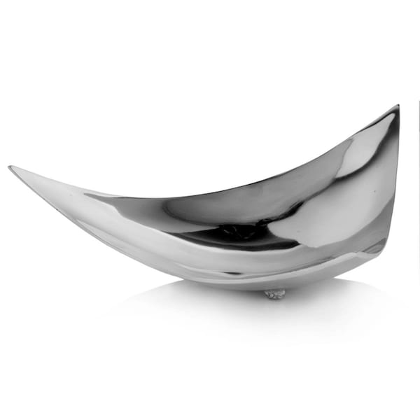 Tarifa 14 x 14 x 4 in. Buffed Trigon Tray - Polished - TA1836672