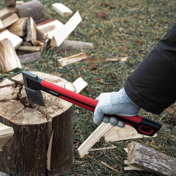Intertool 24-inch Chopping Axe, Short Handle, 3 lbs - HT08-0293