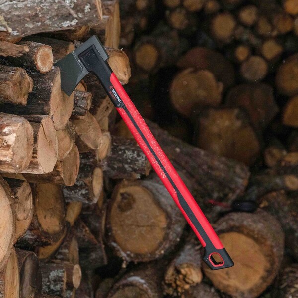 Intertool 24-inch Chopping Axe, Short Handle, 3 lbs - HT08-0293