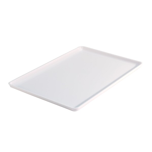 Hapco-Elmar R3050WHT-Essential 10.5x14" Rectangular Tray, White, PK 12 - R3050WHT