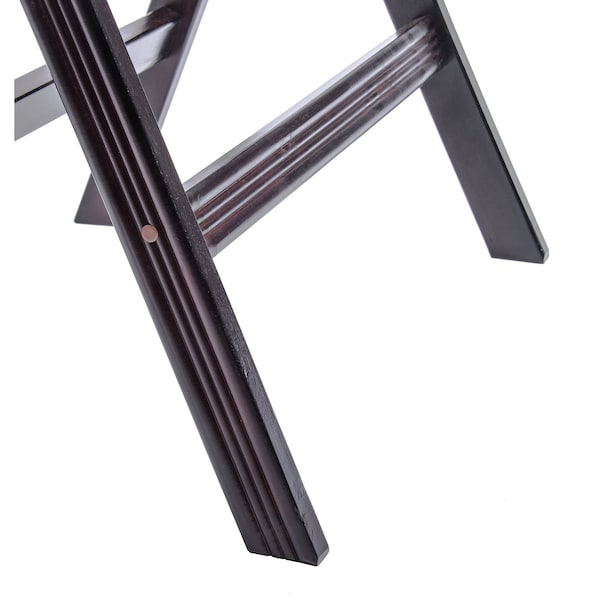Carlisle Foodservice Wood Tray Stand, 30", Walnut, PK6 - C3620W11