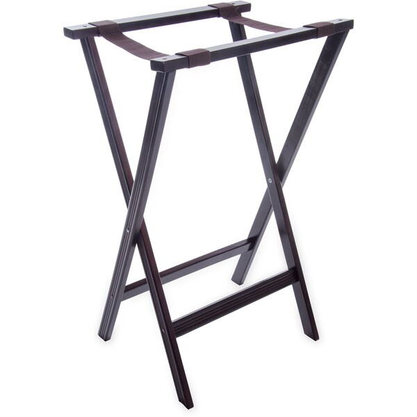 Carlisle Foodservice Wood Tray Stand, 30", Walnut, PK6 - C3620W11