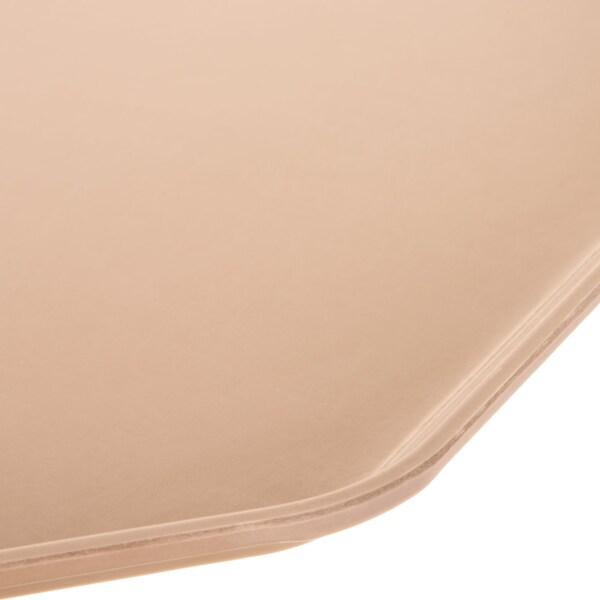 Carlisle Foodservice Fbrgl Tray Trapezoid, 18x14", Almond, PK12 - 1713FG095