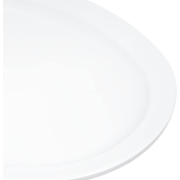Carlisle Foodservice Melamine Plttr Tray, 13.5x9.75", Wht, PK12 - KL12602