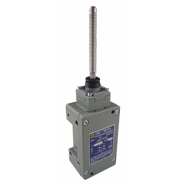 Interruptor de límite para ubicaciones peligrosas Telemecanique Sensors, Wobble Stick, 1NC/1NO, 10A @ 600V AC, Ubicación del actuador: Arriba - 9007CR53KC.