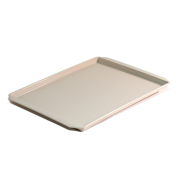 Hapco-Elmar R3030BLH-Essential 10.5x12.5" Rect. Tray W/ Handles, Blush, PK 36 - R3030BLH