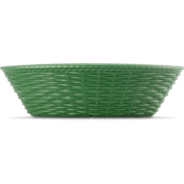 Carlisle Foodservice Oval Basket, 1.1 qt., Green, PK12 - 650409