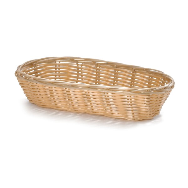 Tablecraft Handwvn Srvng Bskt, Oblng, 9"X4"X2.25, PK12 - 1117W