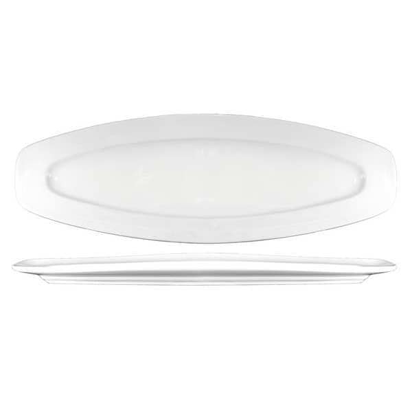 Iti Fish Platter, 19 Inch Length, White, PK12 - BL-1900
