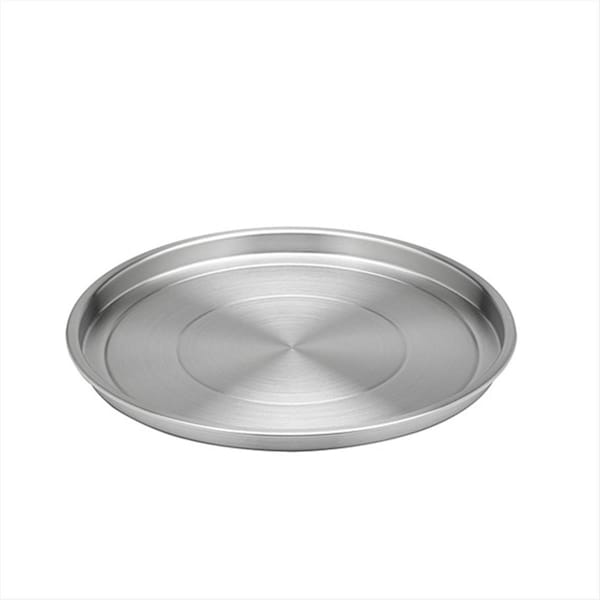 Sharptools Brushed 12 Inch Stainless Steel Round Tray - SH88603