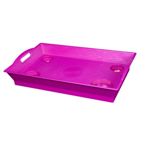 Little Butler PVC Serving Tray, Wild Berry - Large - TRAYLWBER