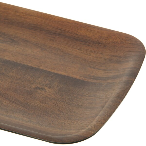 Carlisle Foodservice Acacia Grain Tray, 13.875"x7.75", PK12 - EAG0569