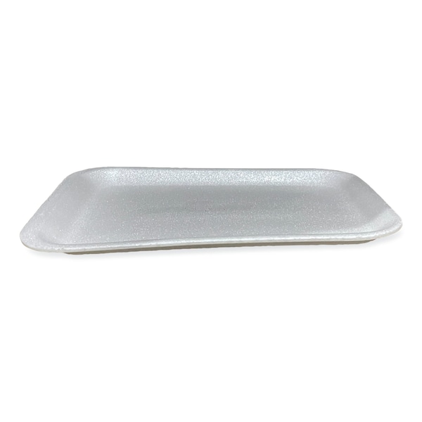 Gen Meat Trays, No 4S, 9.5 x 7.25 x 0.5, White, 500PK - 4SWH