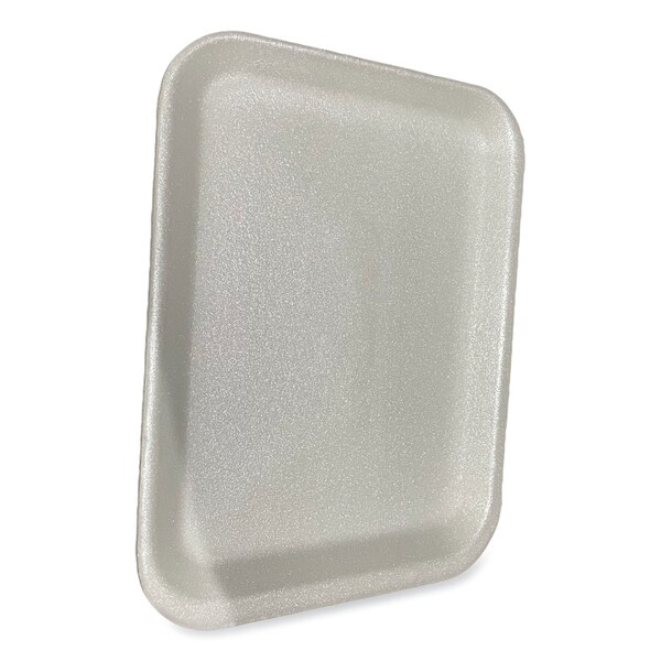Gen Meat Trays, No 4S, 9.5 x 7.25 x 0.5, White, 500PK - 4SWH