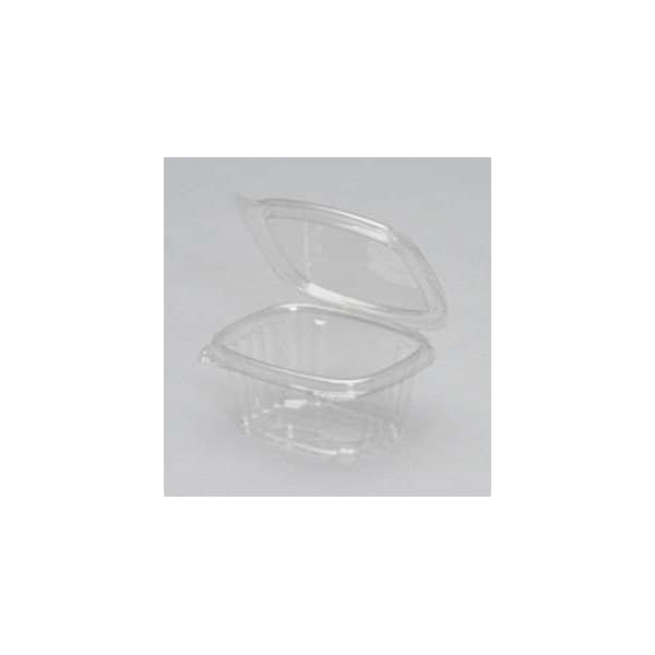 Genpak - Hinged Genpak 4.25"x3.63"x1.88" Clear Hinged Deli Container, PK400 - AD06