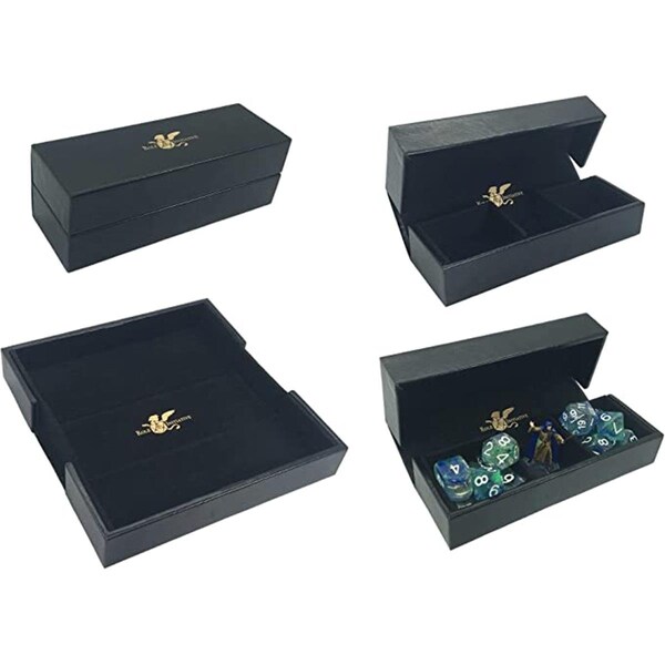 Role 4 Initiative Faux Leather Artificer Dice Box Rolling Tray - R4I44213