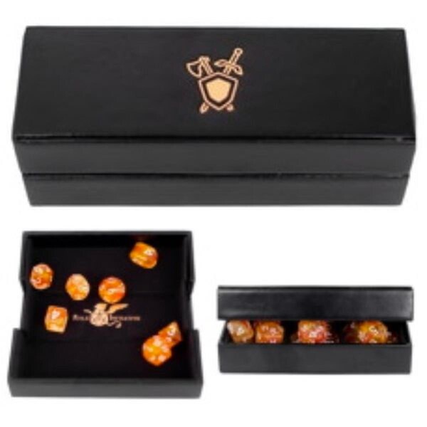 Role 4 Initiative Faux Leather Fighter Dice Box Rolling Tray - R4I44205