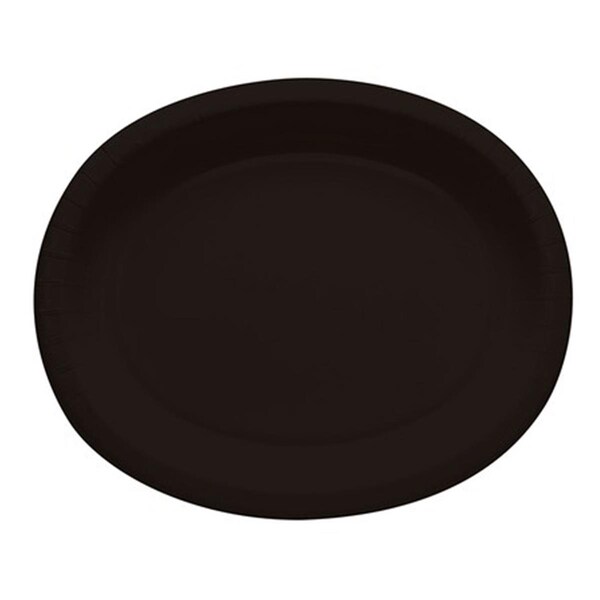 Rarity 12 In. Oval Platters - Black Velvet, 96PK - RA3526857
