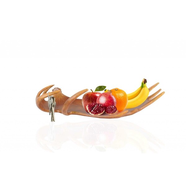 Gfancy Fixtures Multi Color Deer Antler Tray - 12 x 23.5 x 6.5 in. - GF2473842