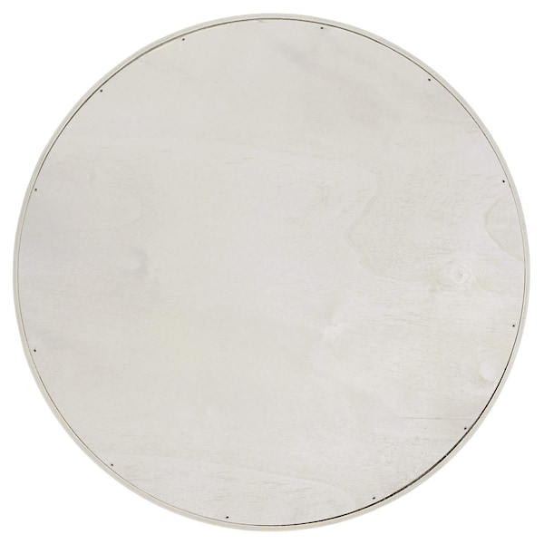 Elegant Designs "Relax" 13.75" Round Wood Serving Tray with Handles - HG2013-GYX