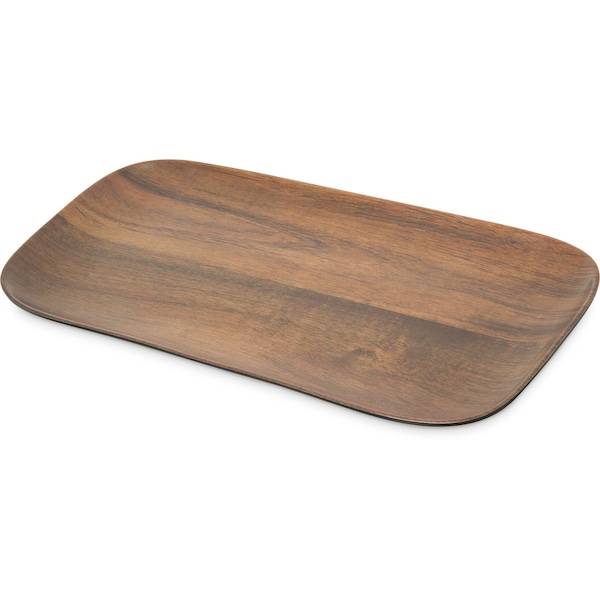 Carlisle Foodservice Acacia Grain Tray, 14.75"x6.75", PK12 - EAG0769