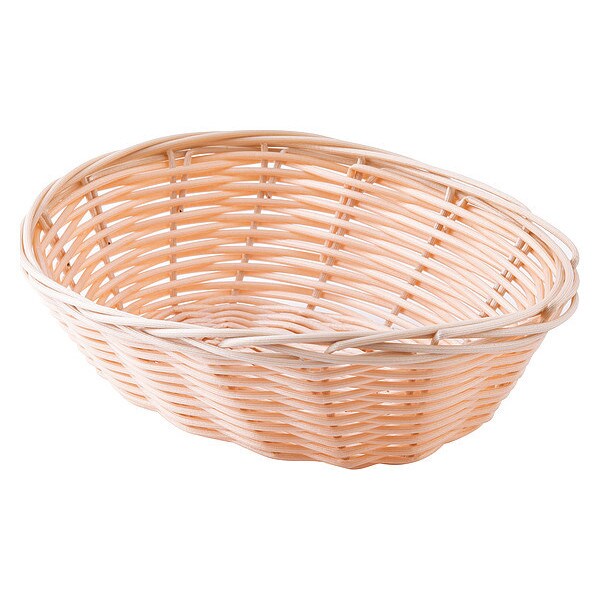 Tablecraft Handwoven Srvng Bskt, Oval, 7"X5"X2", PK12 - 1171W