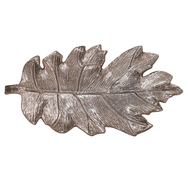 Bbh Homes 8.26 x 4.13 x 0.9 in. Handmade Bronze Coated Decorative Aluminum Tray - UBBBVK053AB2020SC3HS