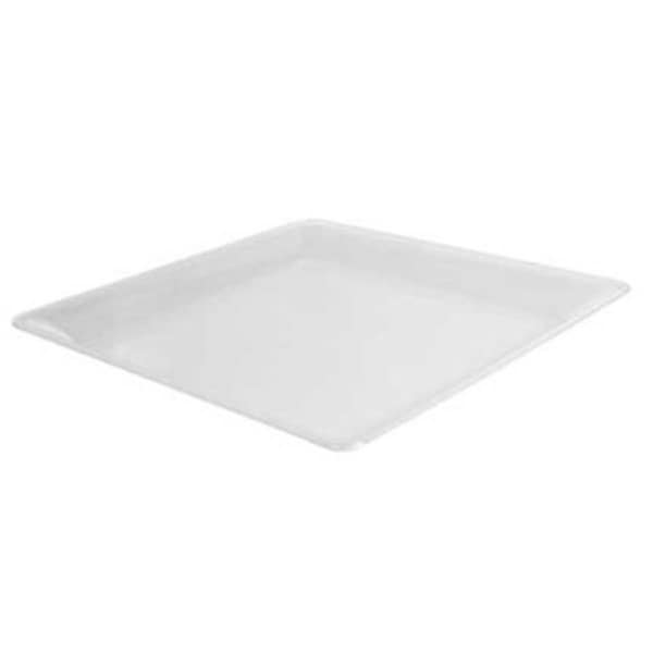 Fineline Settings 3541-CL Clear 14 and apos; and apos; x 14 and apos; and apos; Square Tray - SQ4414.CL