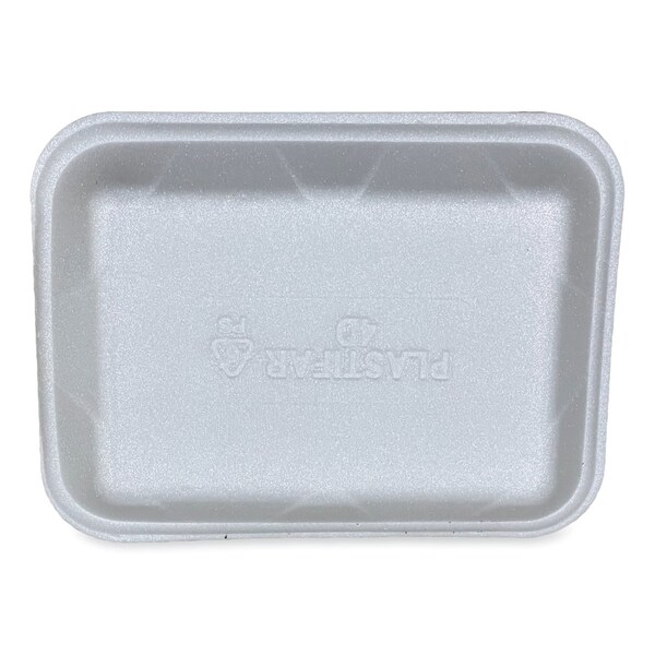 Gen Meat Trays, #4D, 9.47 x 7.12 x 1.32, White, 500PK - 4DWH