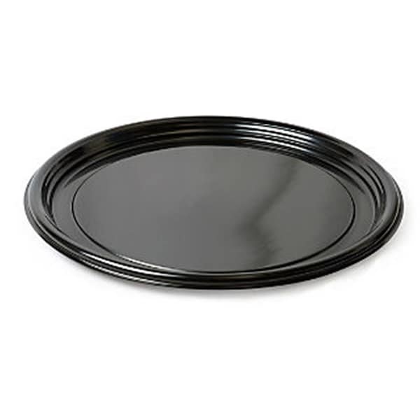 Fineline Settings Medium Vintage Black Serving Tray - 7610TF