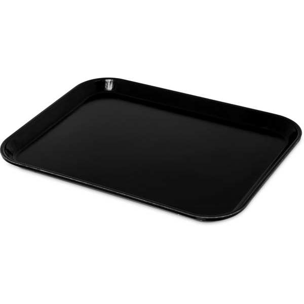 Carlisle Foodservice Cafeteria Tray, 13 3/4 in L, Black - 1410FG004