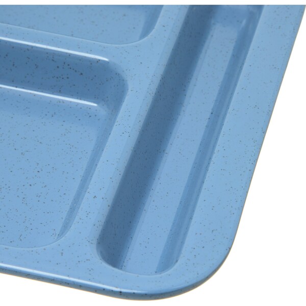 Carlisle Foodservice Right-Hand Space Saver Comp Tray, PK12 - 4398392