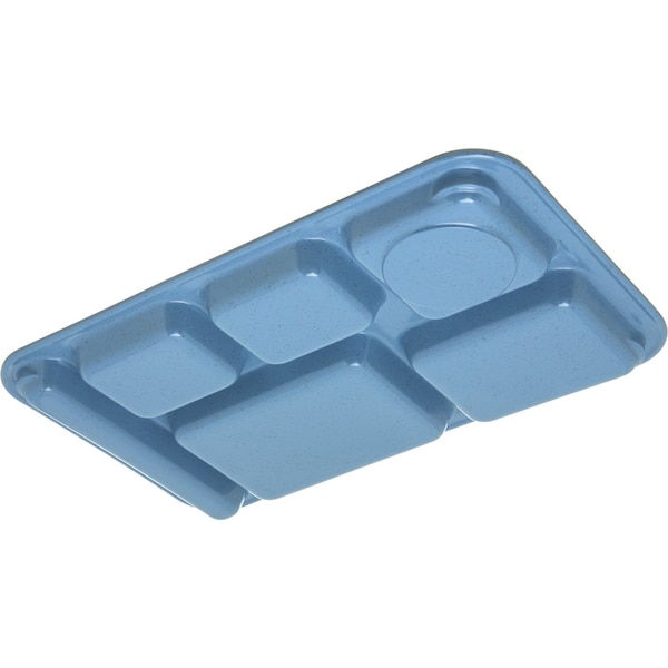 Carlisle Foodservice Right-Hand Space Saver Comp Tray, PK12 - 4398392