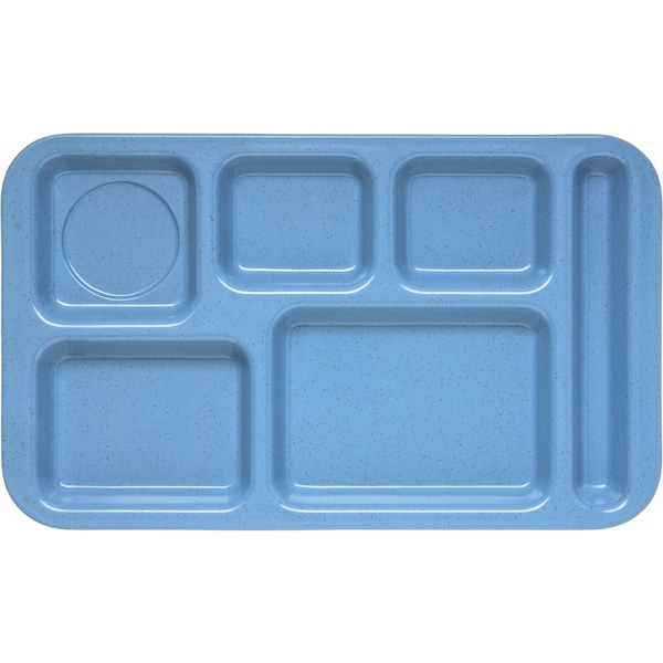 Carlisle Foodservice Right-Hand Space Saver Comp Tray, PK12 - 4398392