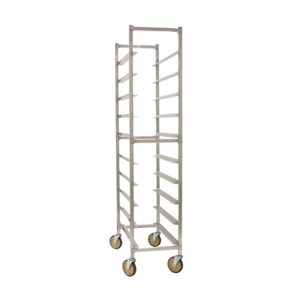 Prairie View Industries Prairie View WE6012KD-PL Knock Down 12 Pan End Load Platter Racks - 71.5 x 15.25 x 30 in. - WE6012KD-PL