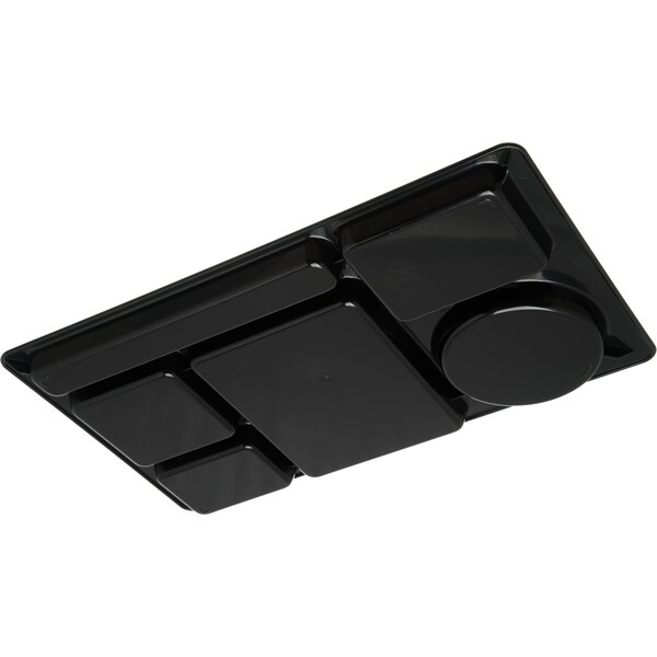 Carlisle Foodservice Omni-Direction Space Save Tray, Blk, PK24 - 61503