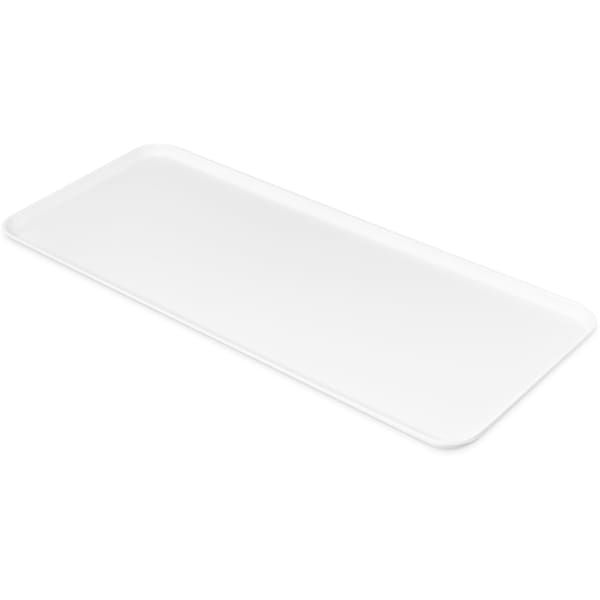 Carlisle Foodservice Market Tray, 30x12-7/16x1-1/16", Wht, PK12 - 1230FMT301