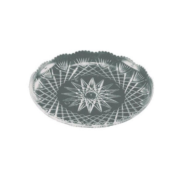 Gb Gifts 9 in. Prisms Collection Clear Crystal Tray, 50PK - GB639071