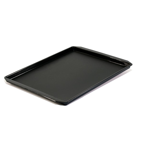 Hapco-Elmar R3030BLK-Essential 10.5x12.5" Rect. Tray W/ Handles, Black, PK 36 - R3030BLK
