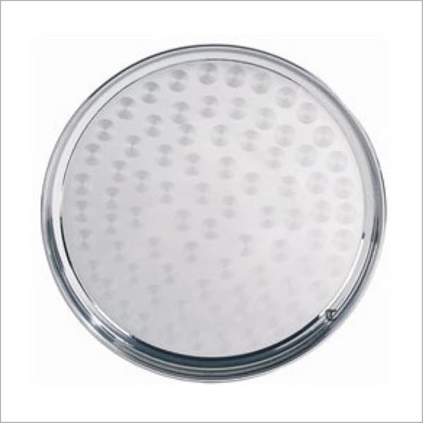 Star Dist 14 in. Stainless Steel Round Tray - 2357