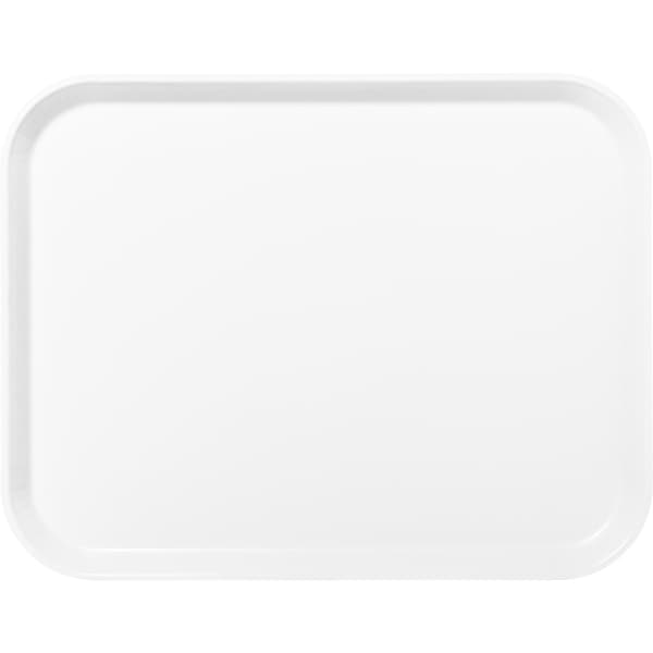 Carlisle Foodservice Fiberglass Tray, 18x14", Bone White, PK12 - 1814FG001