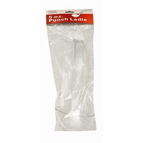 Fineline Settings Platter Pleasers 5 oz Clear Punch Ladle - Retail Pack - 3316-CL