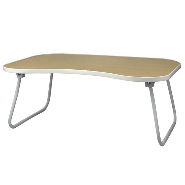Home Basics Folding Portable  Laptop Bed Tray, Natural Wood - BT45191