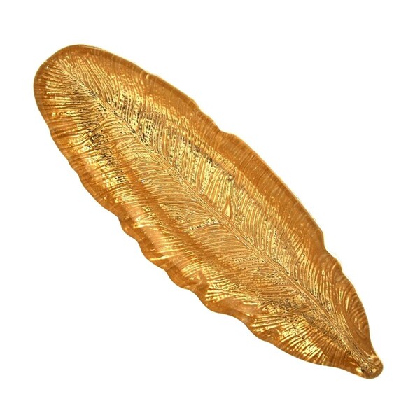 Fastfood Swan Antique Small Tray, Gold - FA2644099