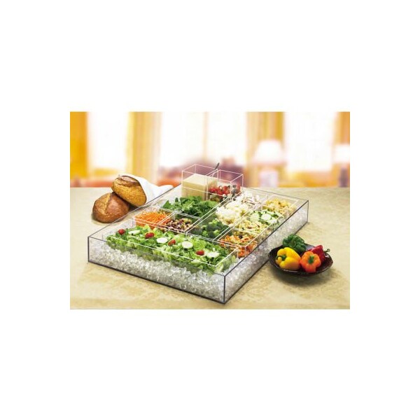 Cal Mil Plastics Cal-Mil 1399-12 Cater Choice System Housing 24"W x 16"D x 4-1/4"H - 1399-12