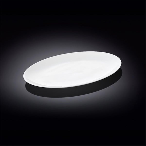 Wilmax 992022 12 in. Oval Platter, White, 24PK - WL-992022 / A
