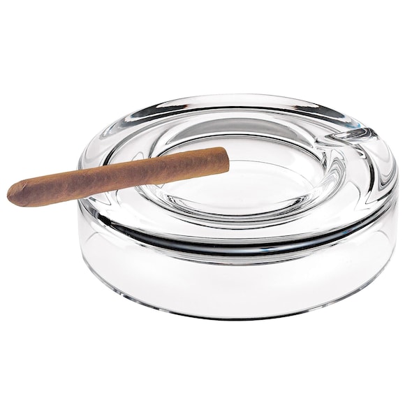 Homeroots Mouth Blown European Crystal Cigar Ash Tray - 376144