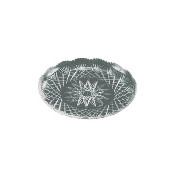 Emi Yoshi 7 in. Prisms Collection Clear Crystal Tray, 50PK - EMI-PT7C