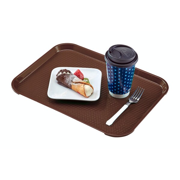 Cambro Cambro - Tray Fast Food, Brown  12" x 16" - 1216FF167